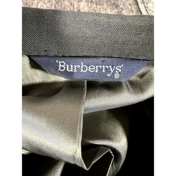 Burberrys 100% Wool Single Breasted Gray Suit Jacket Blazer - Picture 6 of 9